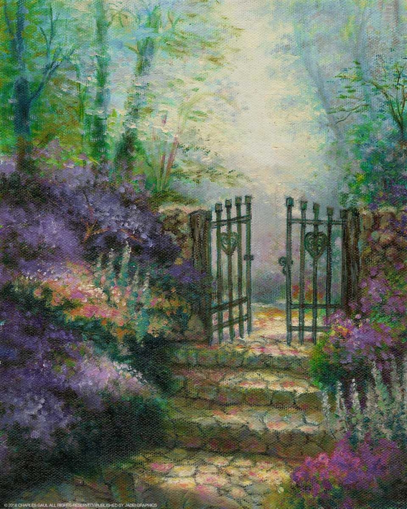 Woodland Gate Lilacs art print by Charles Gaul for $57.95 CAD