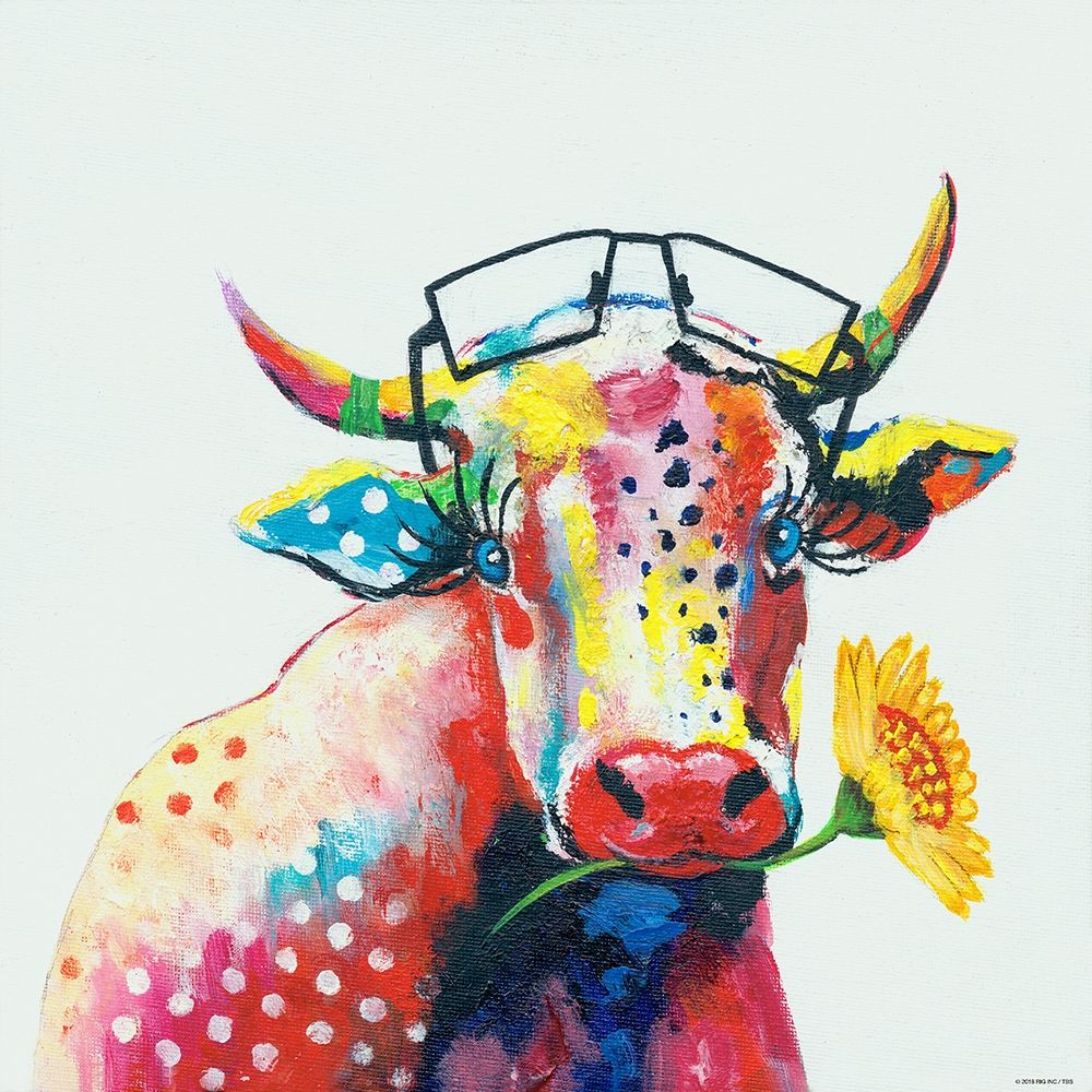 Cow art print by TBS for $57.95 CAD