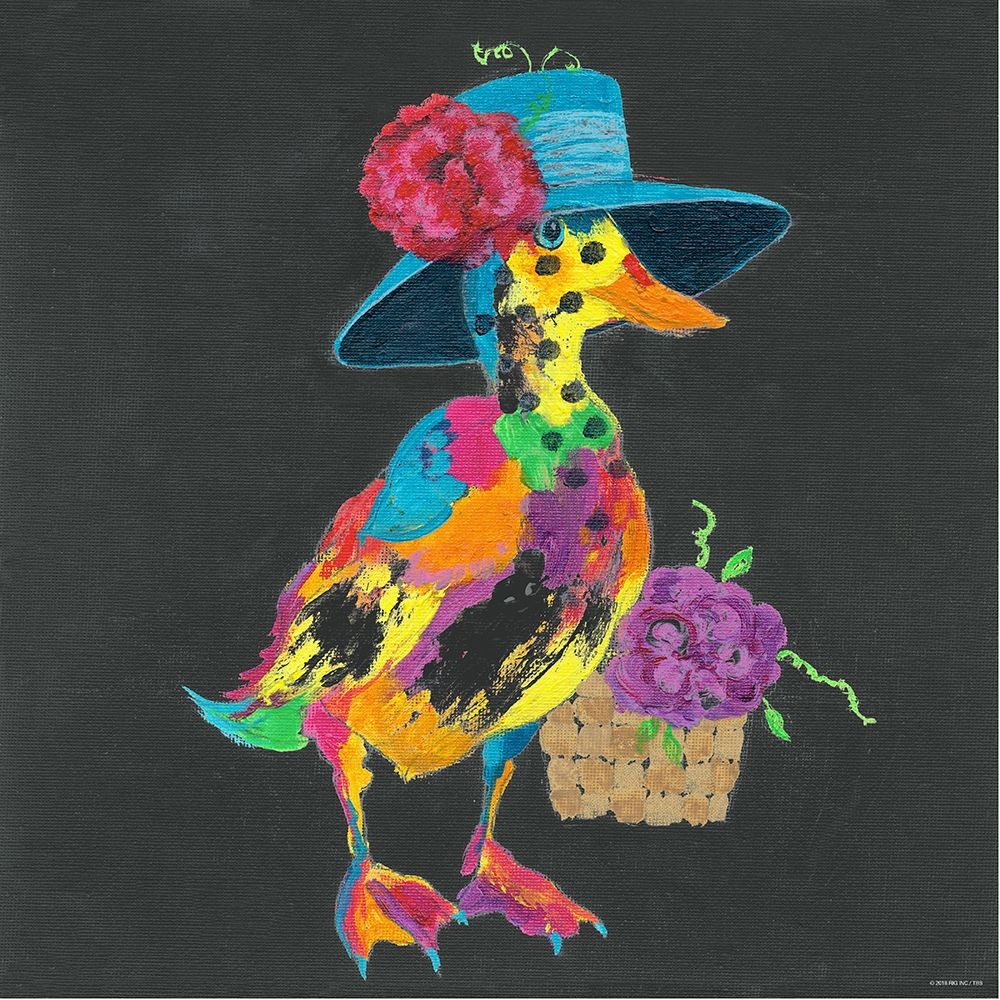 Duck IN DARK GRAY art print by TBS for $57.95 CAD