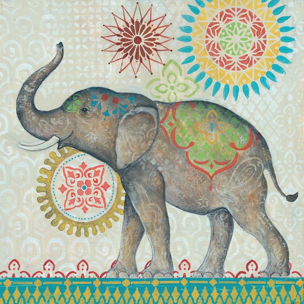 Elephant art print by TBS for $57.95 CAD