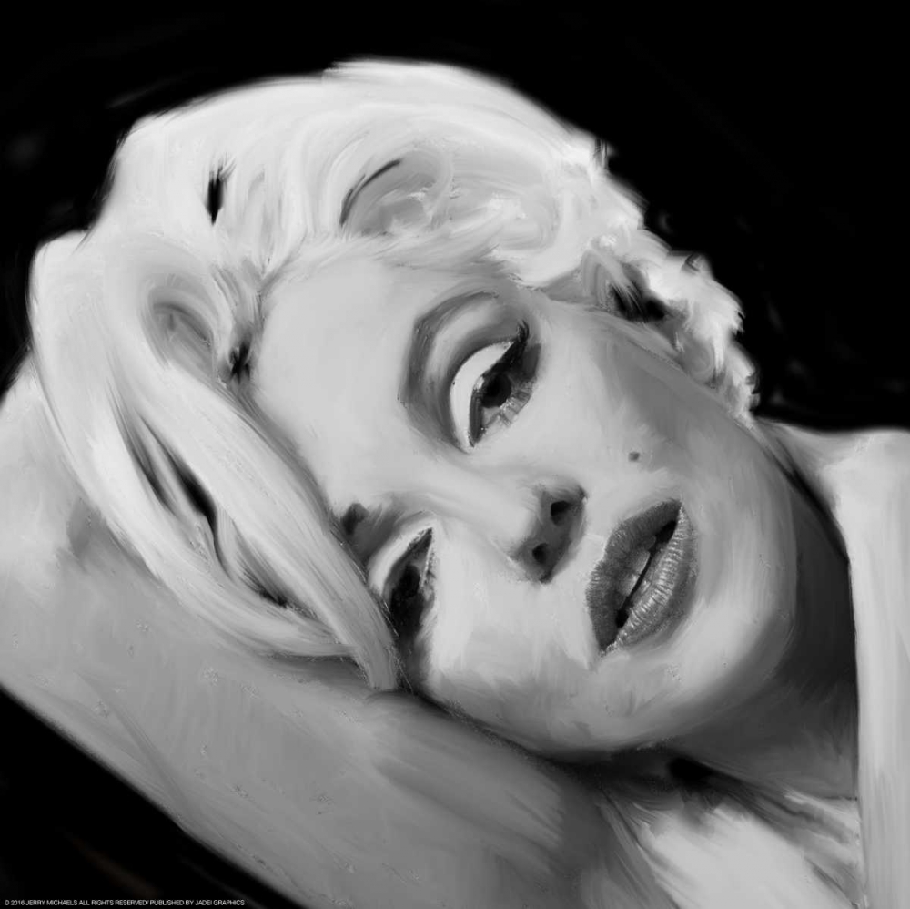 Marilyns Lips art print by Jerry Michaels for $57.95 CAD