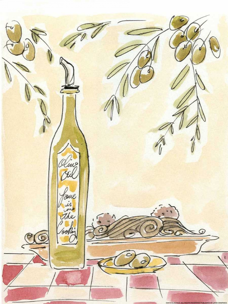 Olive Oil Love art print by Alan Paul for $57.95 CAD