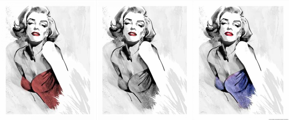 Three Faces Of Marilyn art print by Ellie Rahim for $57.95 CAD