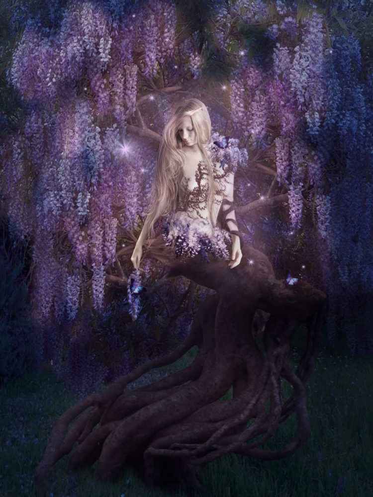 Wisteria art print by Babette for $57.95 CAD