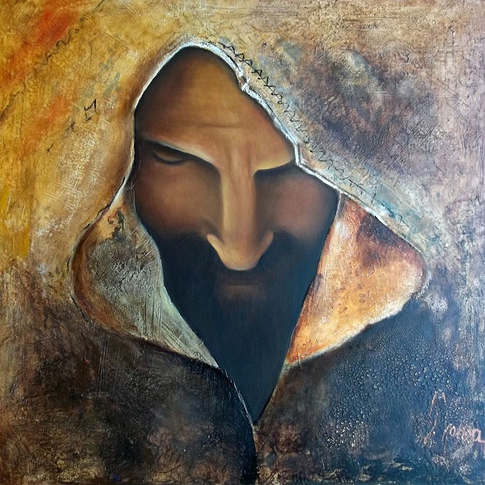 Rosto Jesus art print by Leticia Herrera for $57.95 CAD
