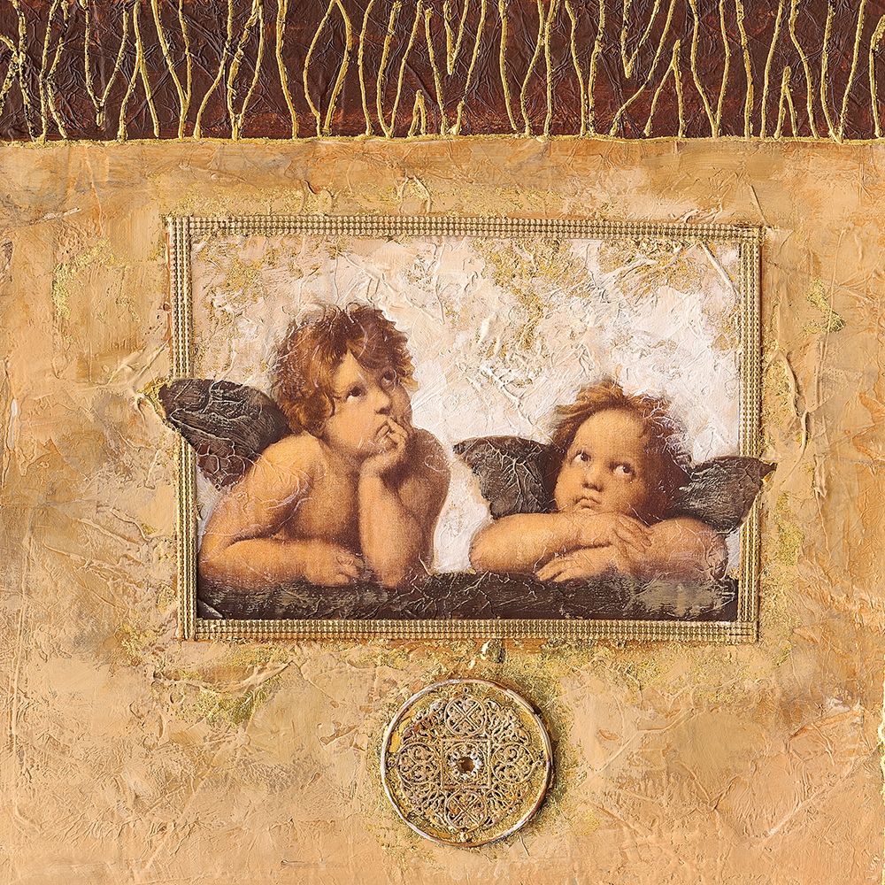 Christmas Angels art print by Claudia Ancilotti for $57.95 CAD