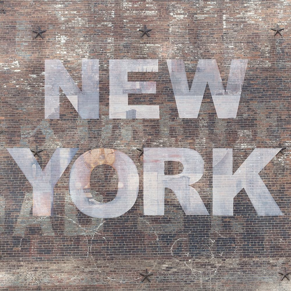 New York Collage 1 art print by Renate Holzner for $57.95 CAD