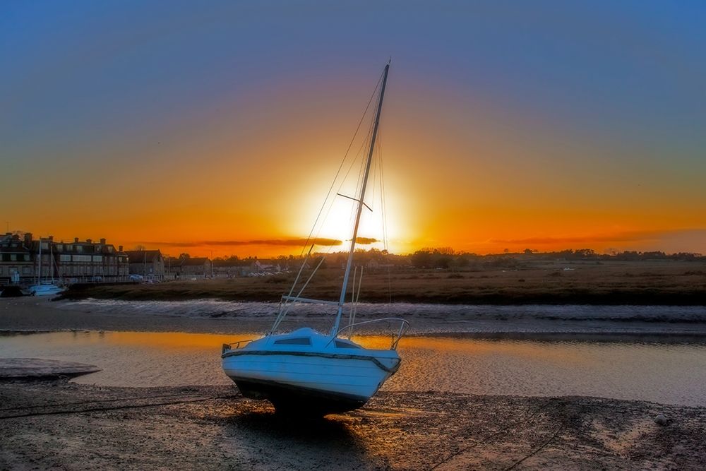 SUNSET BOAT II art print by George Fossey for $57.95 CAD