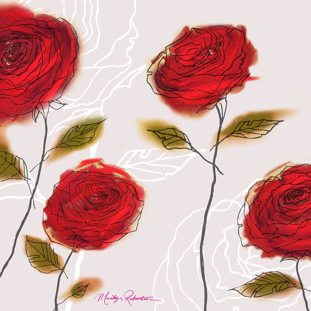 Coming Up Roses art print by Marilyn Robertson for $57.95 CAD