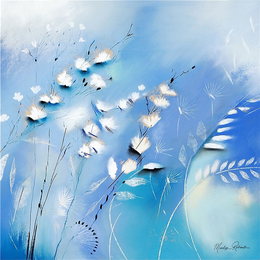 Blue art print by Marilyn Robertson for $57.95 CAD