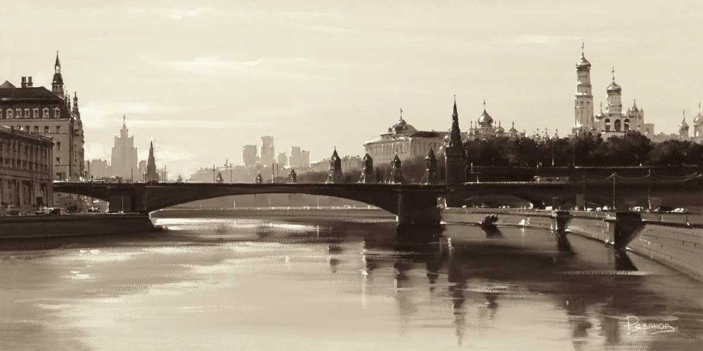 Bolshoy Moskworetsky Bridge art print by Ryazanov for $57.95 CAD