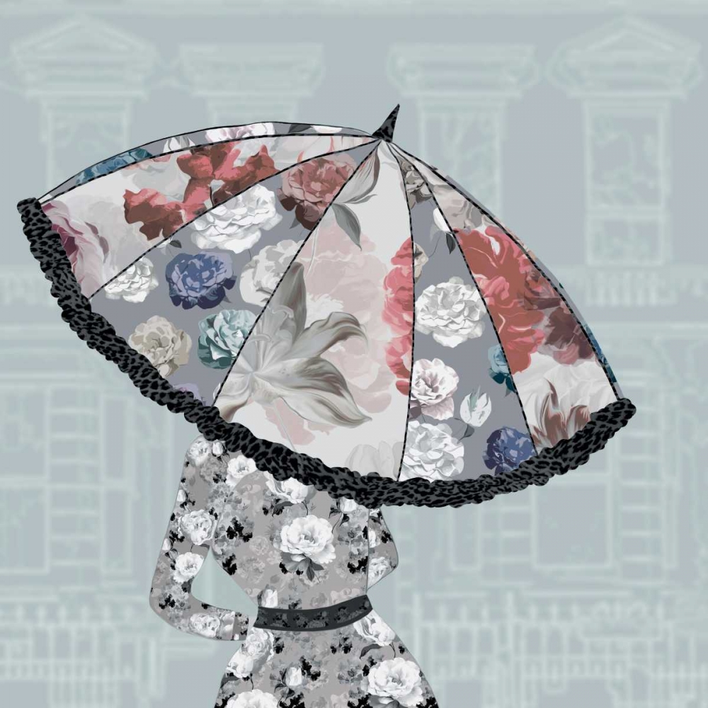 Umbrella II art print by Sally Scaffardi for $57.95 CAD