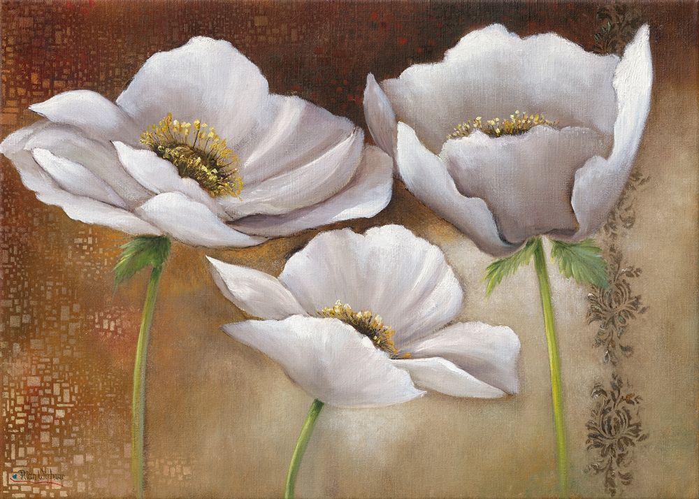WHITE FLOWERS I art print by Rian Withaar for $57.95 CAD