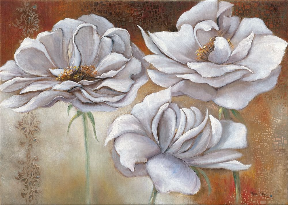 WHITE FLOWERS II art print by Rian Withaar for $57.95 CAD