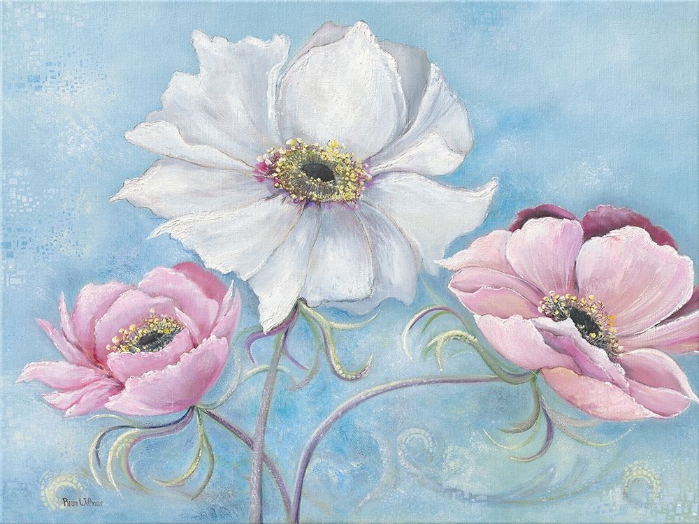 PASTEL FLOWERS I art print by Rian Withaar for $57.95 CAD