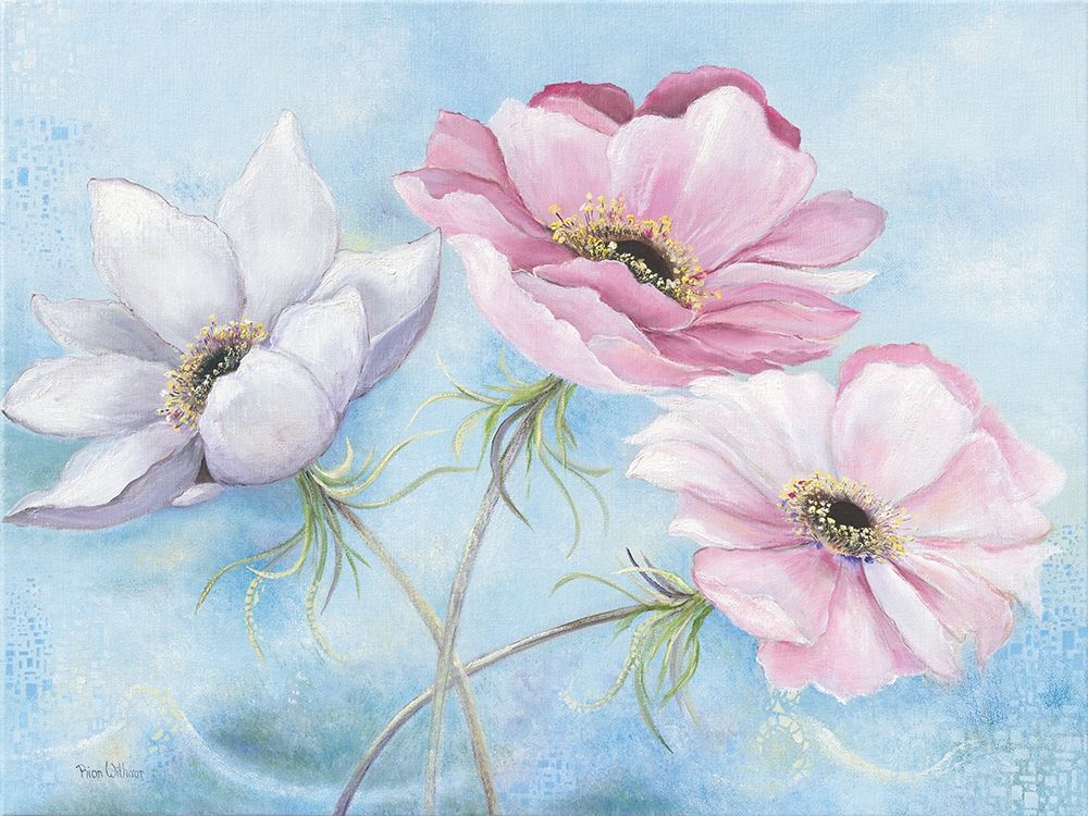 PASTEL FLOWERS II art print by Rian Withaar for $57.95 CAD