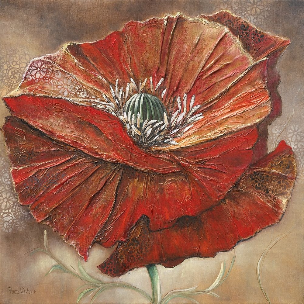 BOLD POPPY II art print by Rian Withaar for $57.95 CAD
