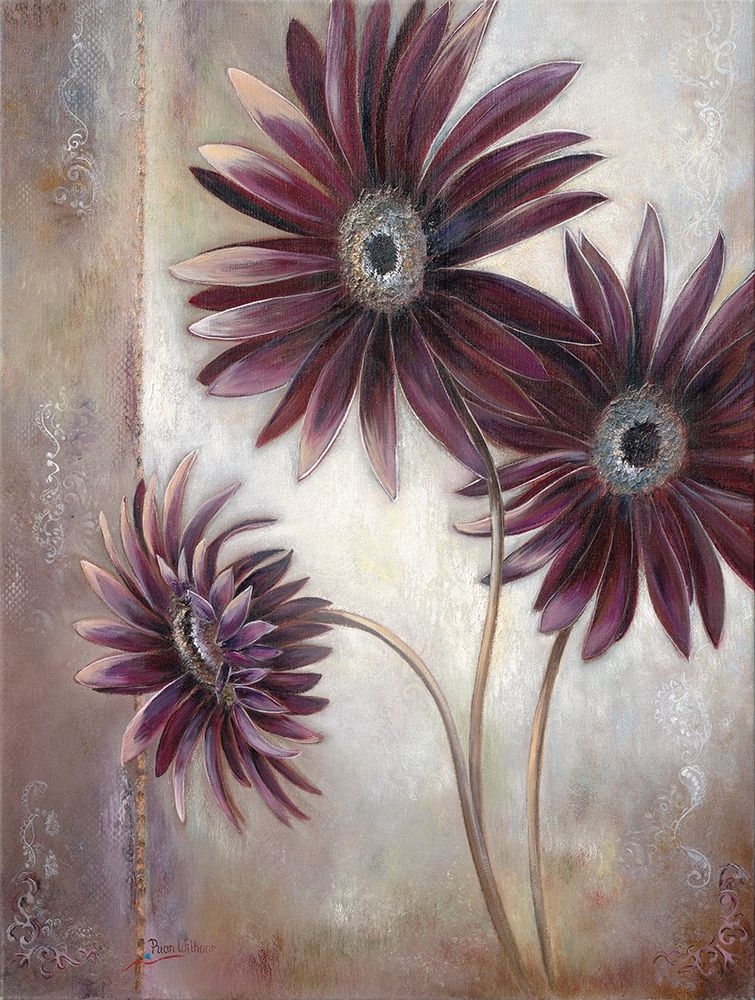 THREE FLOWERS art print by Rian Withaar for $57.95 CAD
