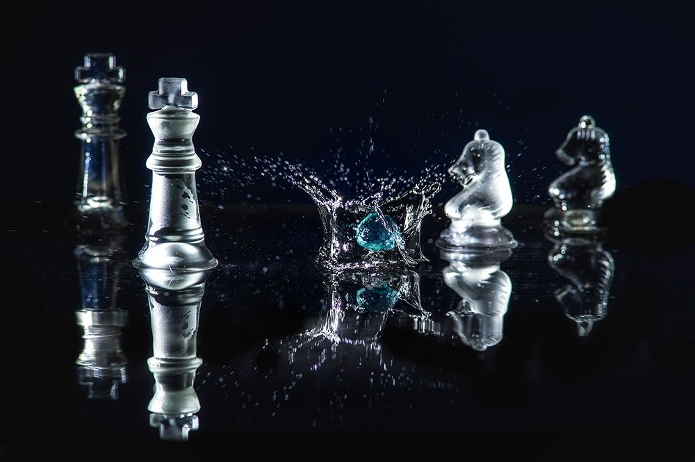 WATER CHESS I art print by Vladimir Kostka for $57.95 CAD
