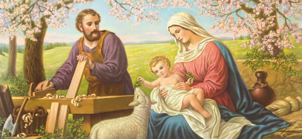 Holy Family art print by Giovanni for $57.95 CAD