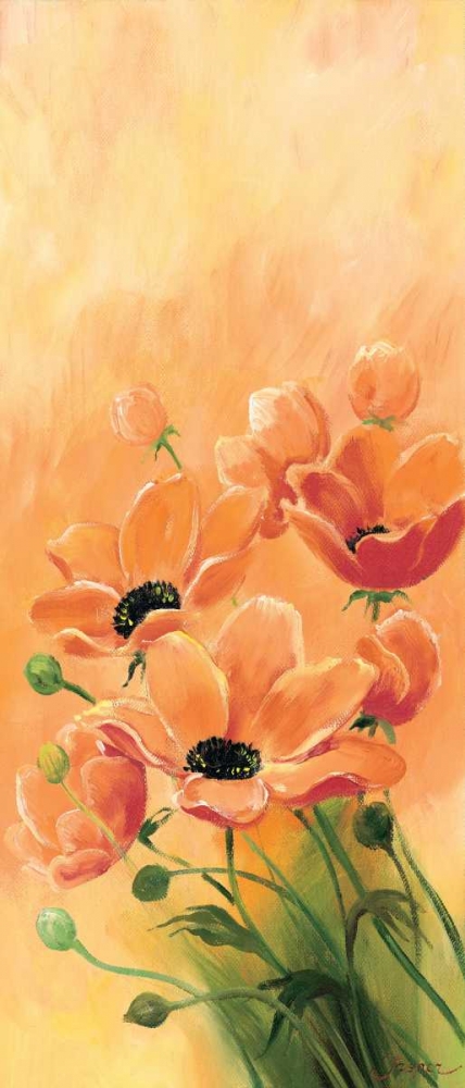 Red poppies 3-3 art print by Jasper for $57.95 CAD