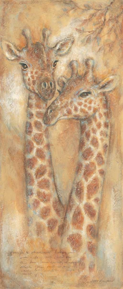 Giraffes watch art print by Judy Kaufman for $57.95 CAD