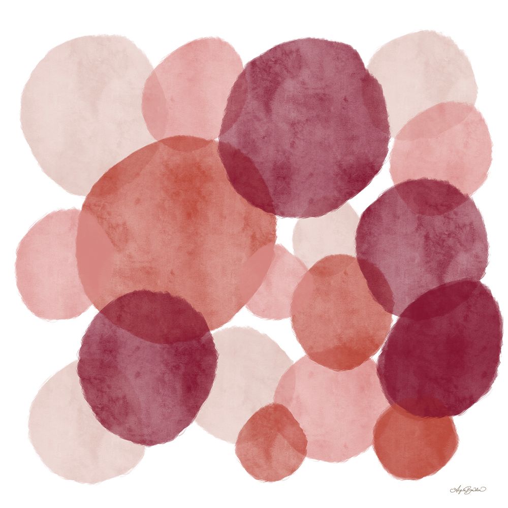 Bohemian Watercolor Dots art print by Angela Bawden for $57.95 CAD