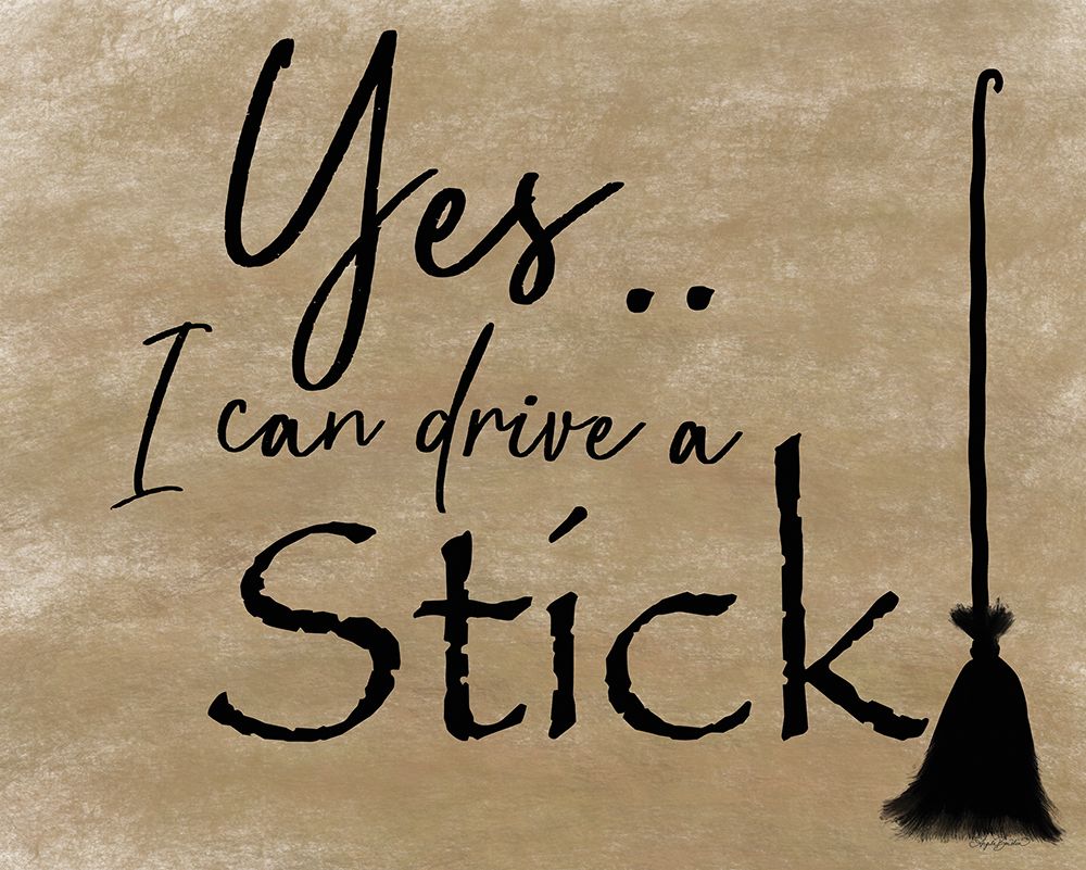 I Can Drive a Stick art print by Angela Bawden for $57.95 CAD