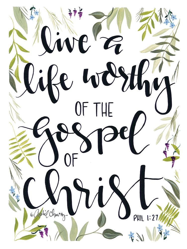 The Gospel of Christ    art print by April Chavez for $57.95 CAD