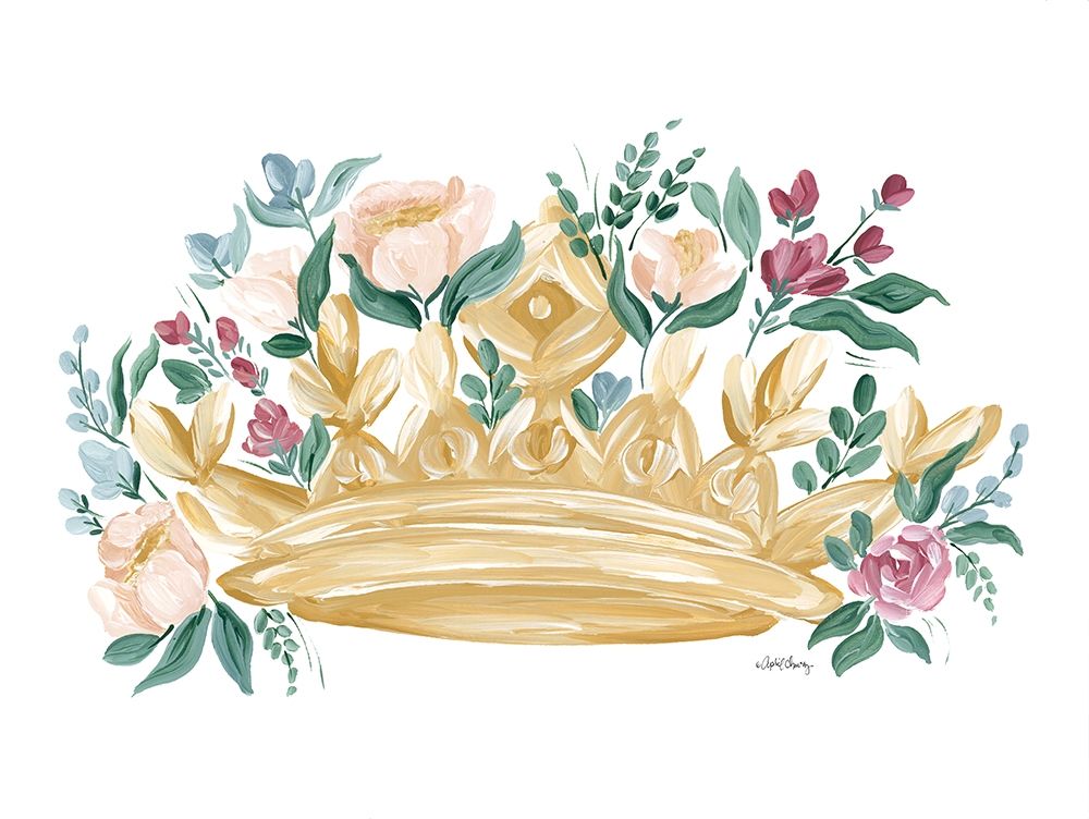 Flower Crown I art print by April Chavez for $57.95 CAD