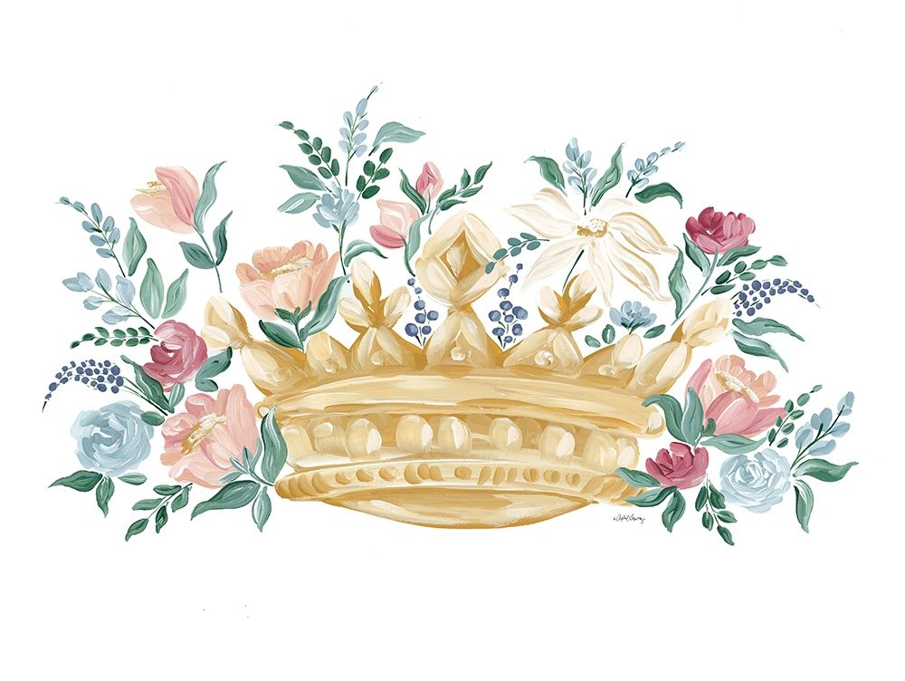 Flower Crown II art print by April Chavez for $57.95 CAD