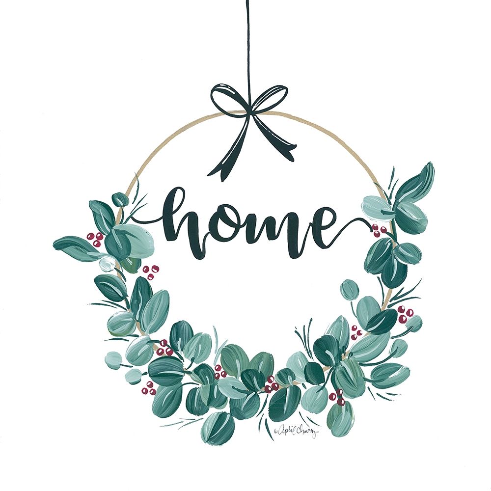 Home Wreath     art print by April Chavez for $57.95 CAD
