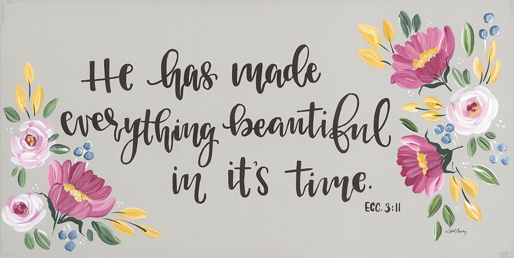 He Has Made Everything Beautiful art print by April Chavez for $57.95 CAD