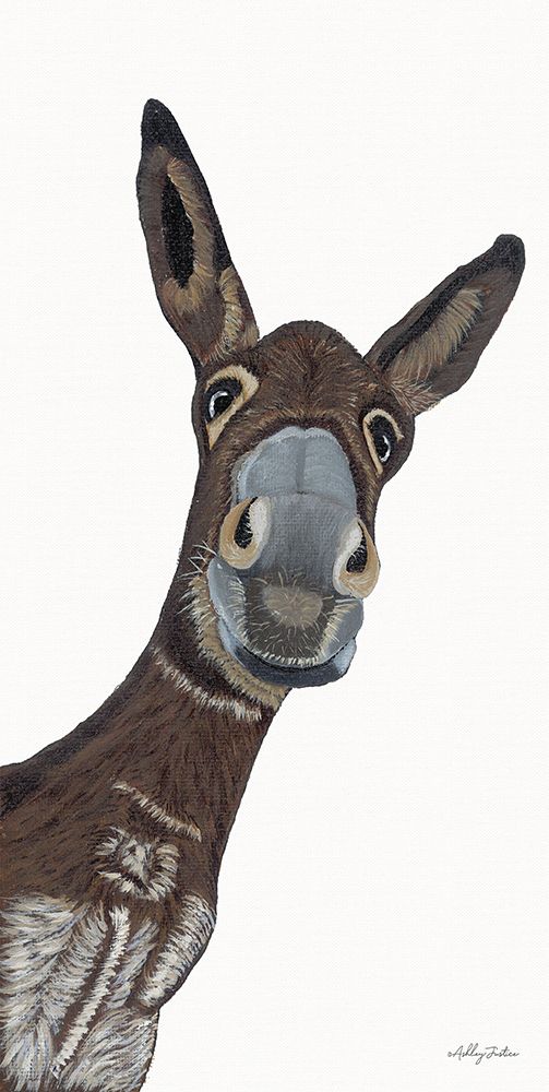 Hey There Donkey art print by Ashley Justice for $57.95 CAD