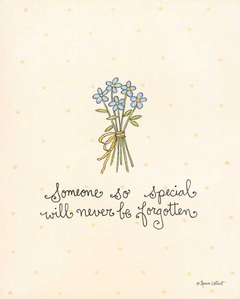 Someone So Special  art print by Annie LaPoint for $57.95 CAD