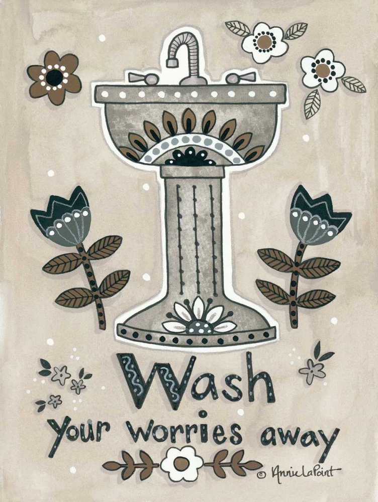 Wash Your Worries Away art print by Annie LaPoint for $57.95 CAD