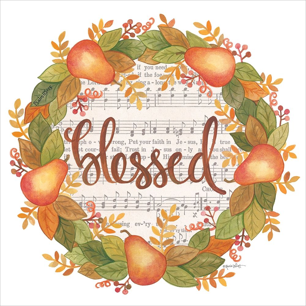 Blessed Wreath art print by Annie LaPoint for $57.95 CAD