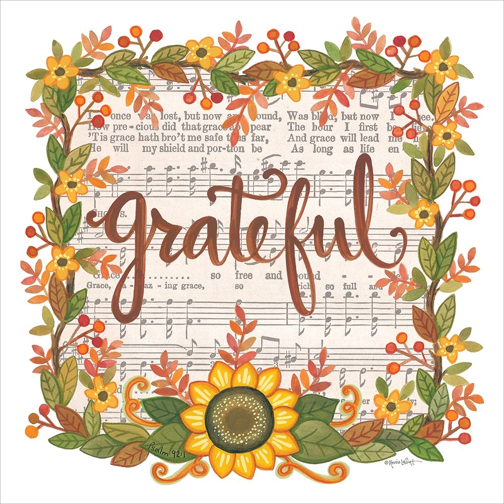 Grateful Wreath art print by Annie LaPoint for $57.95 CAD