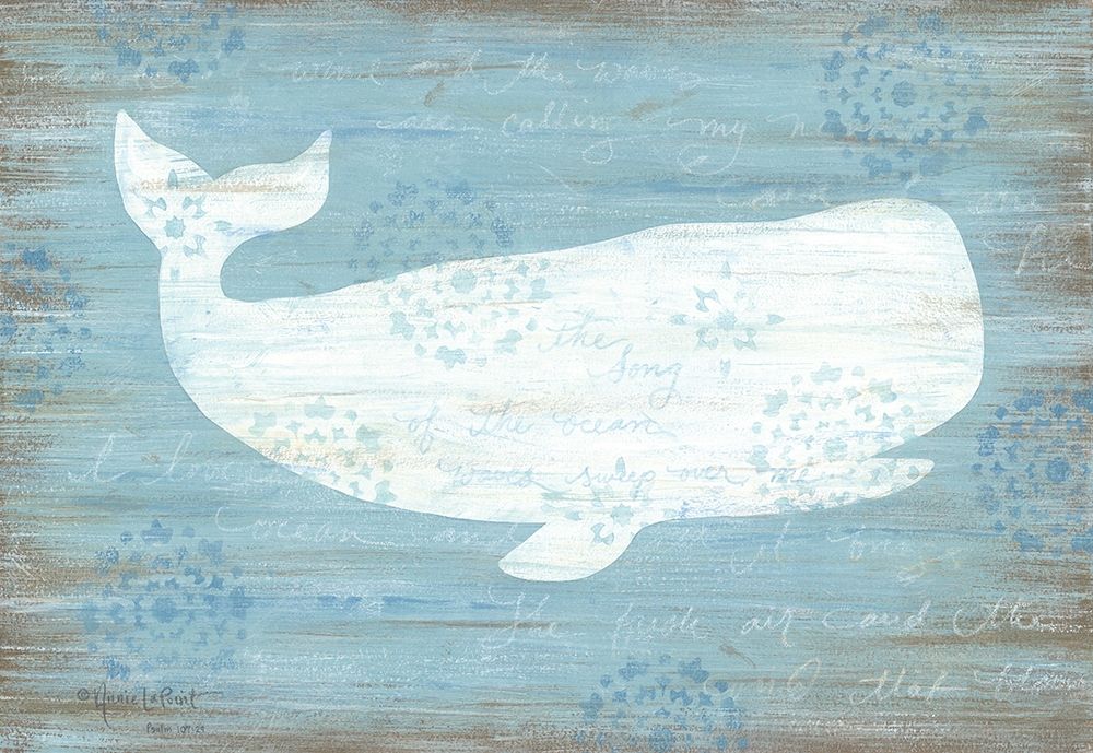 Ocean Whale   art print by Annie LaPoint for $57.95 CAD