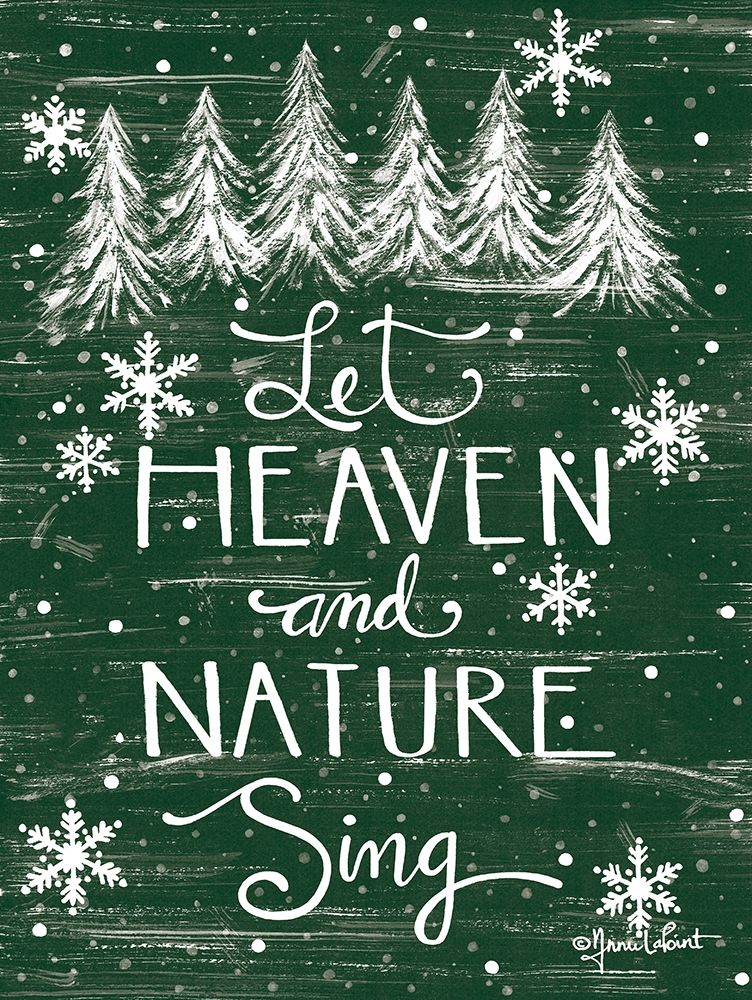 Let Heaven and Nature Sing     art print by Annie LaPoint for $57.95 CAD