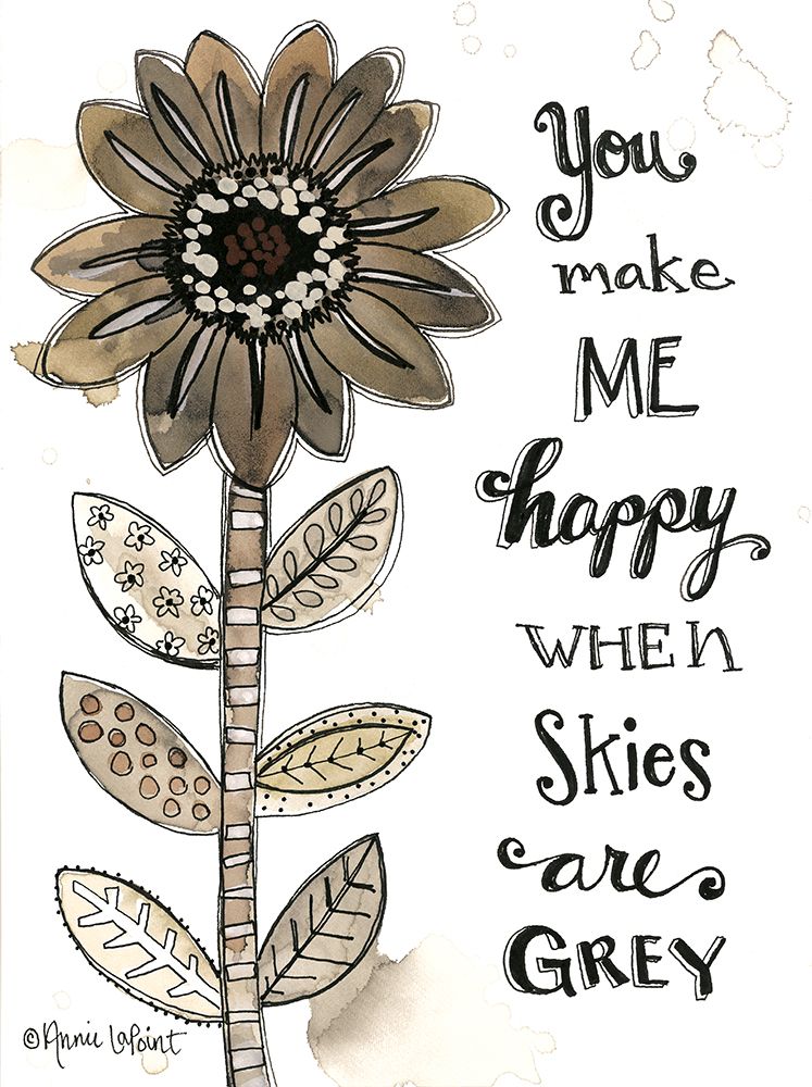 You Make Me Happy art print by Annie LaPoint for $57.95 CAD