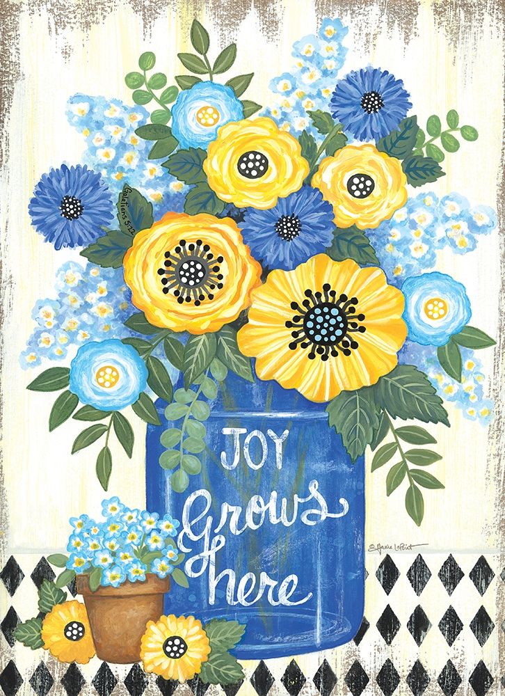 Joy Grows Here art print by Annie LaPoint for $57.95 CAD