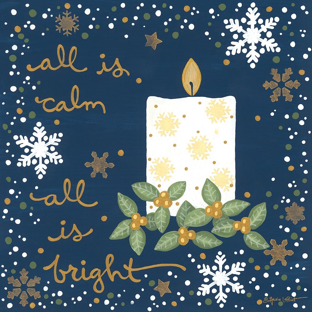 Silent Night Candle art print by Annie LaPoint for $57.95 CAD