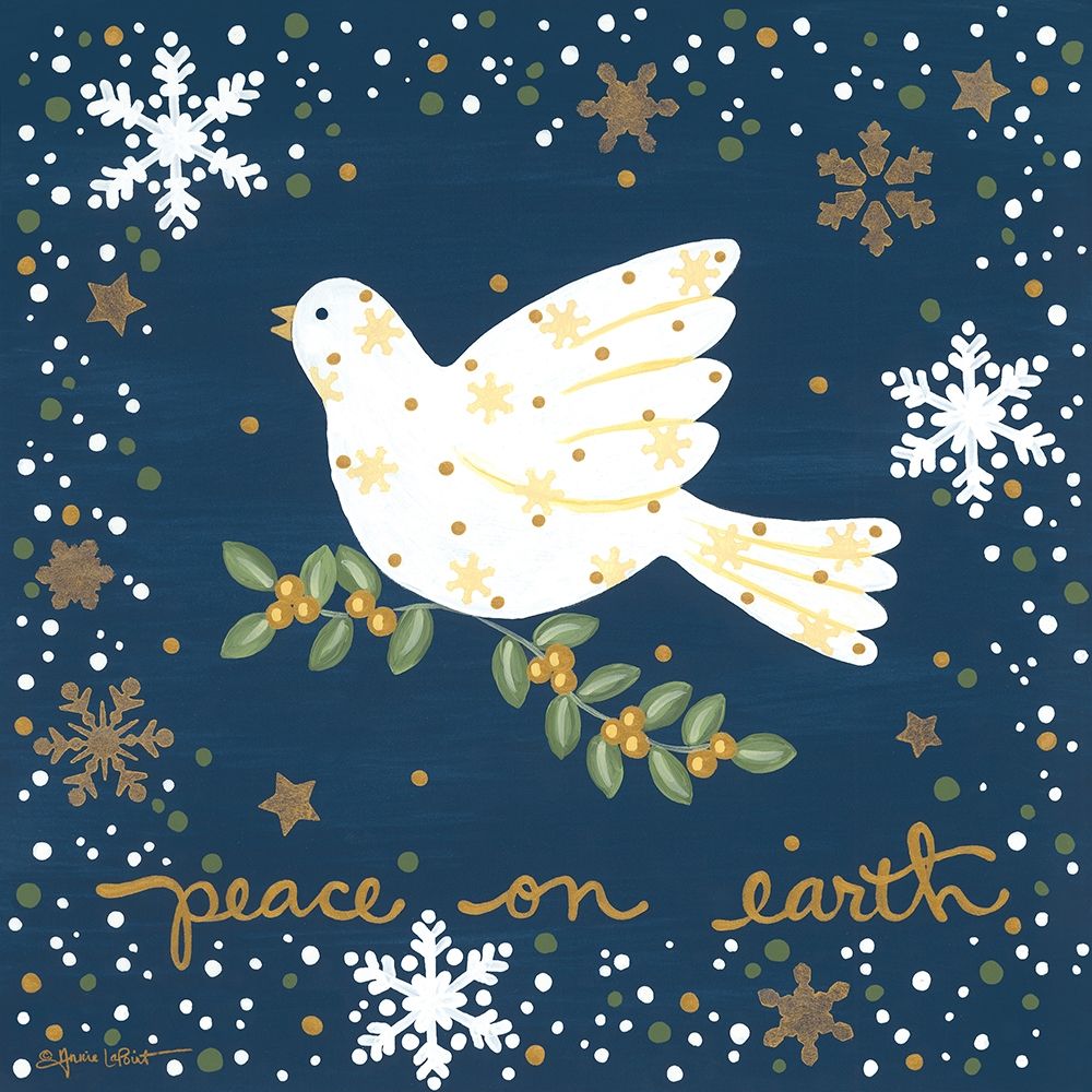 Silent Night Dove art print by Annie LaPoint for $57.95 CAD