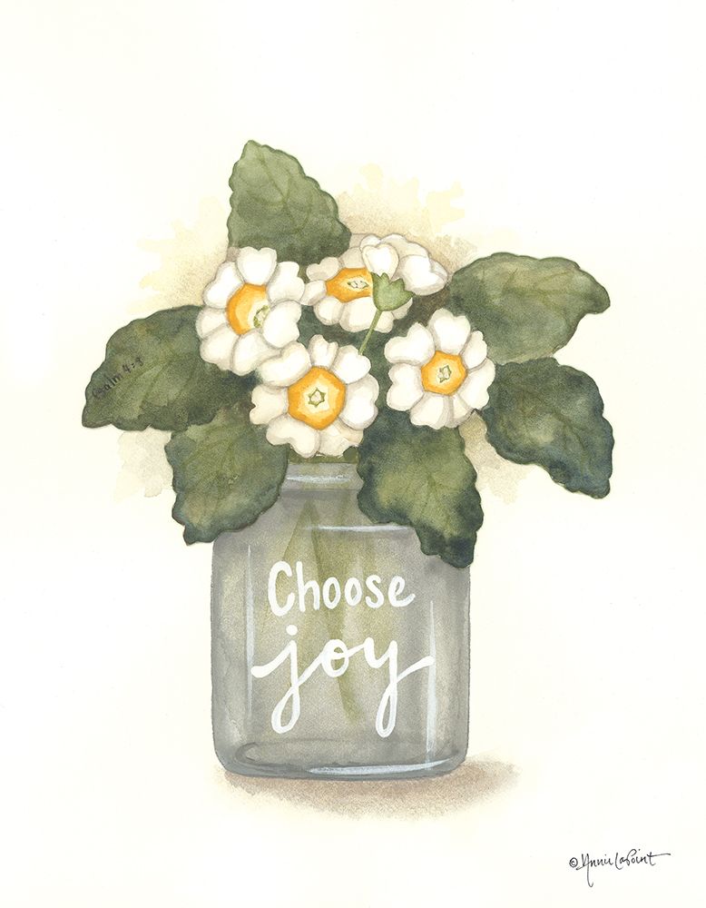 Choose Joy Primrose art print by Annie LaPoint for $57.95 CAD
