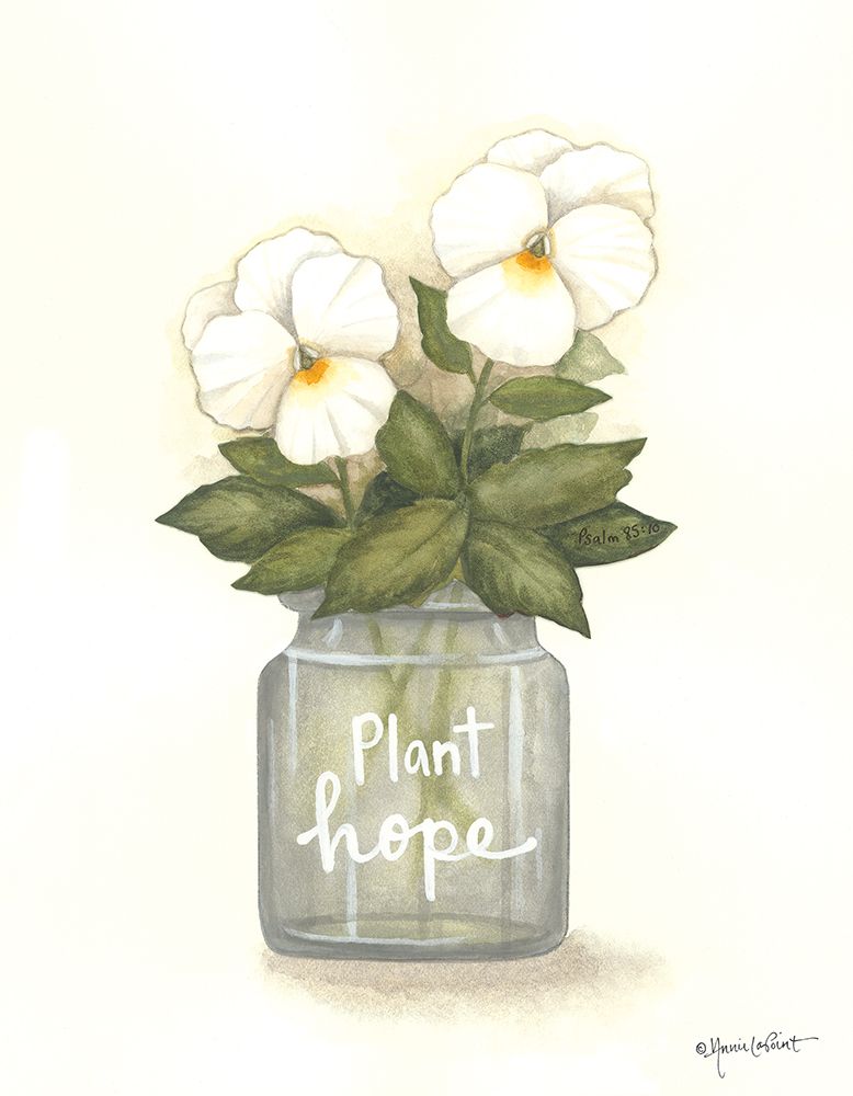 Plant Hope Pansies art print by Annie LaPoint for $57.95 CAD