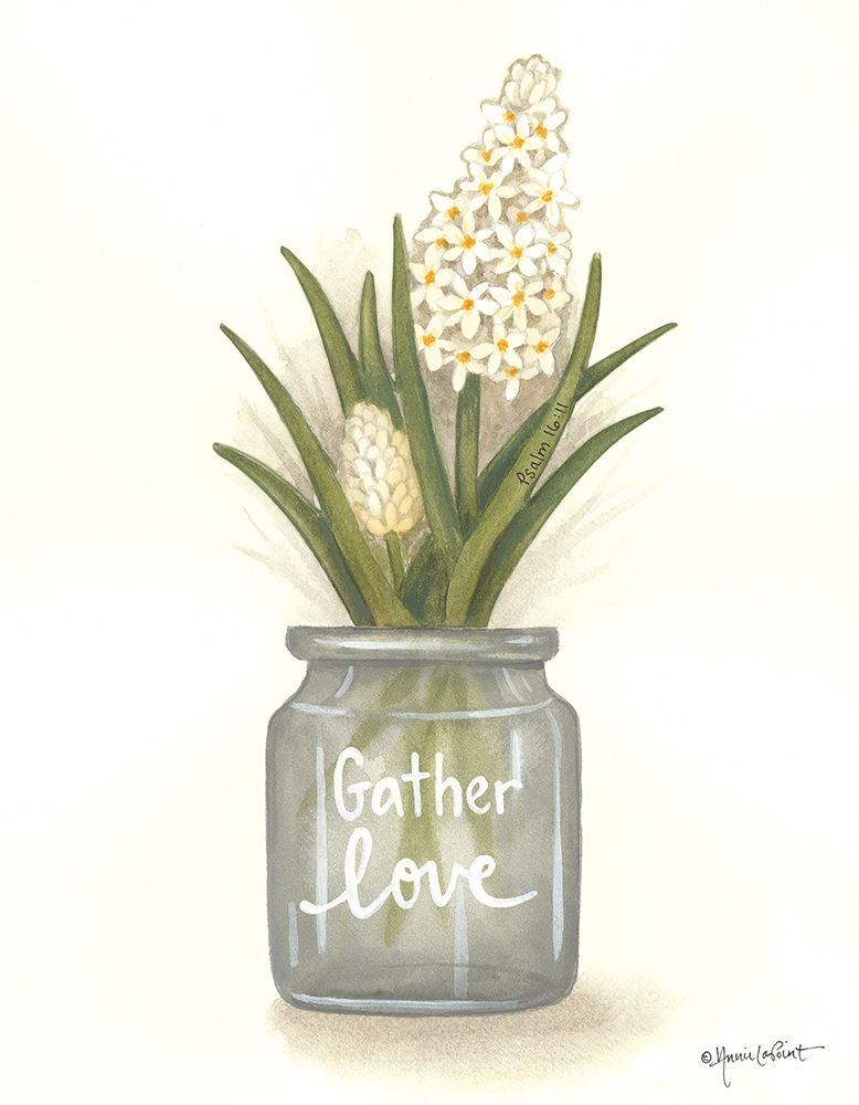 Gather Love Hyacinth art print by Annie LaPoint for $57.95 CAD