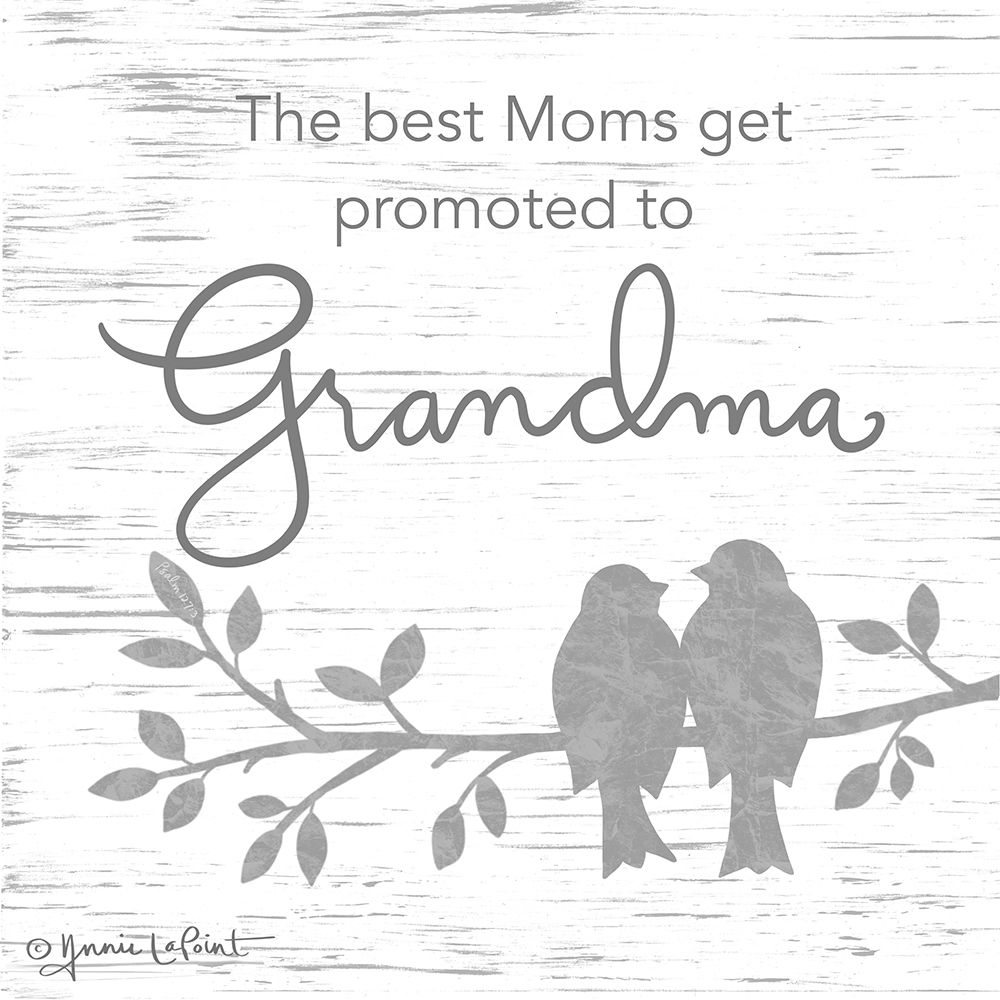 Promoted to Grandma art print by Annie LaPoint for $57.95 CAD