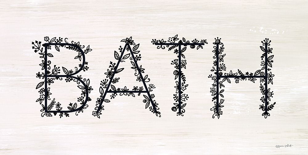 Bath Sign art print by Annie LaPoint for $57.95 CAD