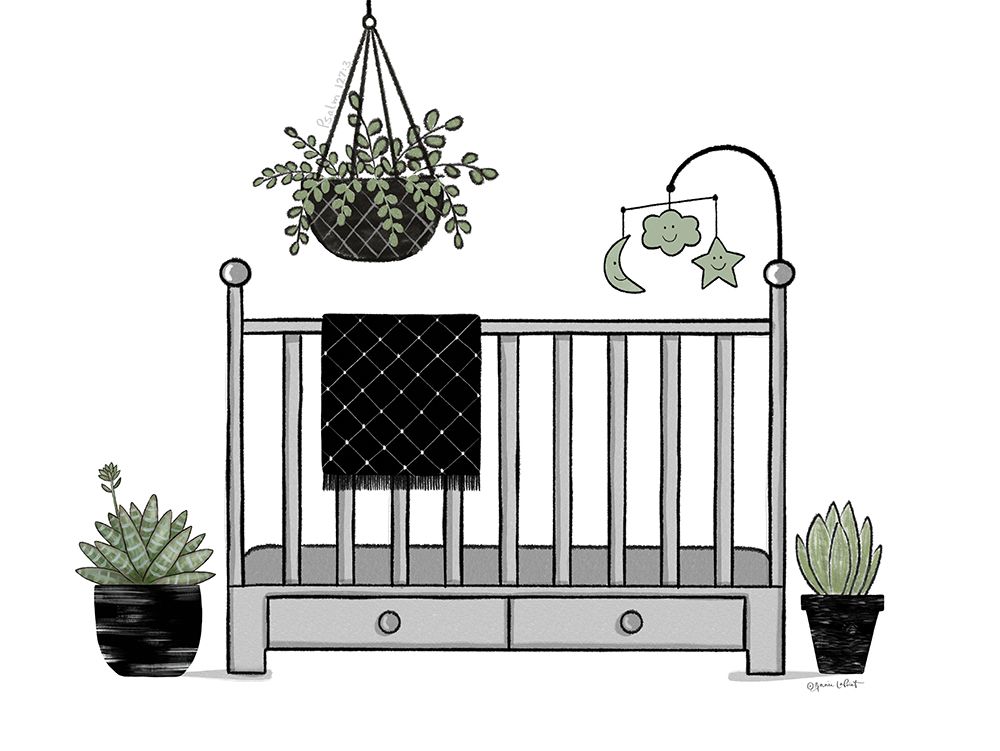 Babys Crib art print by Annie LaPoint for $57.95 CAD